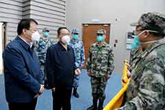 李強(qiáng)龔正慰問軍隊(duì)衛(wèi)勤力量 白衣戰(zhàn)士 逆行出征 護(hù)佑生命表示衷心感謝和崇高敬意